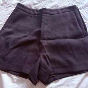 Aritzia High Waist Charcoal Shorts